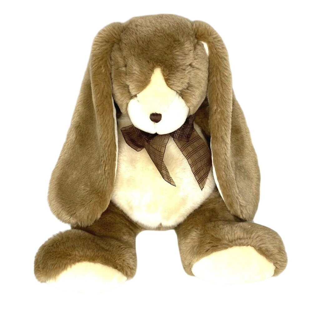Carlton Cards Plush Sleeping Bunny Rabbit 12" Droopy Ears Easter‎ Spring Bedtime